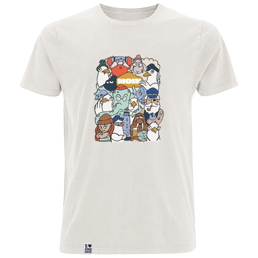 Moin Collage – Herren Shirt | 100% Bio-Baumwolle