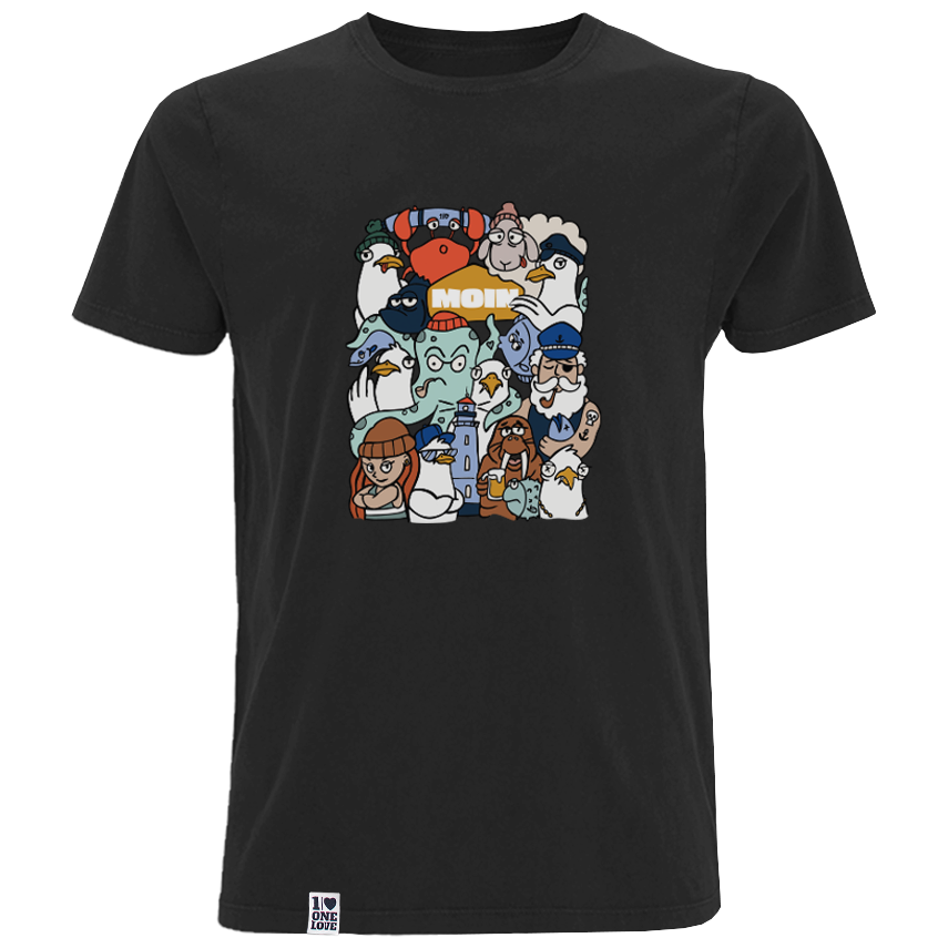 Moin Collage – Herren Shirt | 100% Bio-Baumwolle