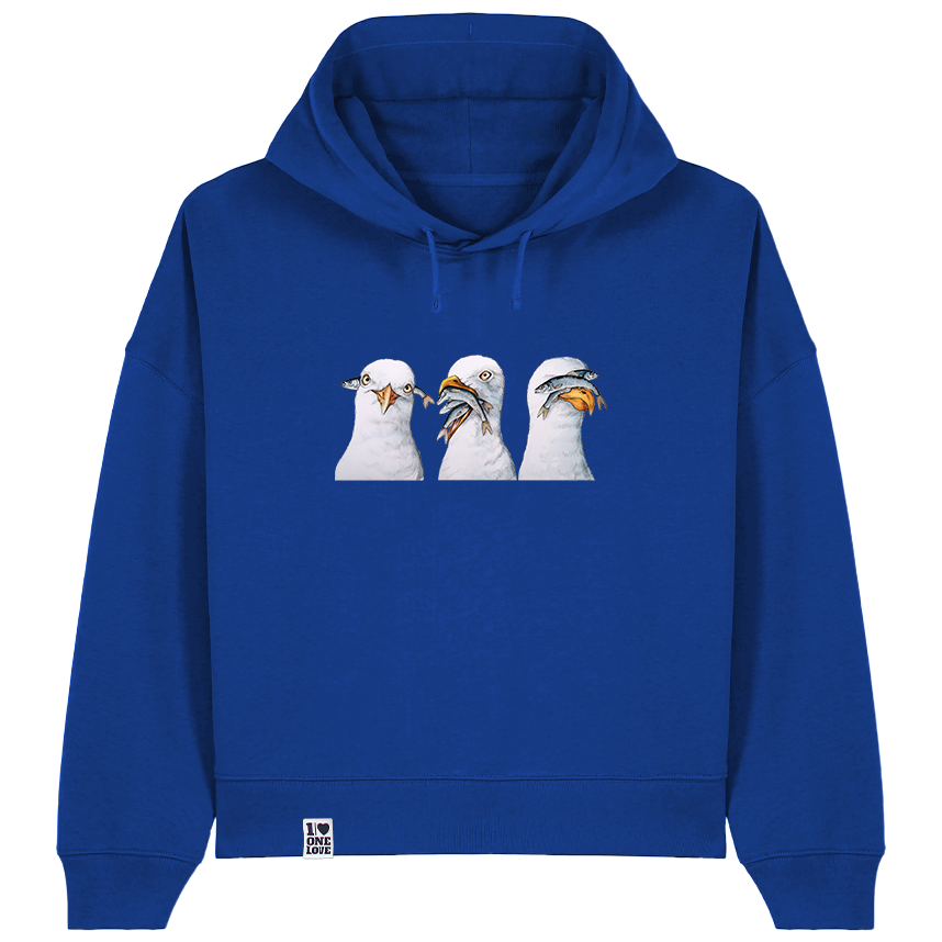 Möwen – Damen Hoodie | Bio-Baumwolle