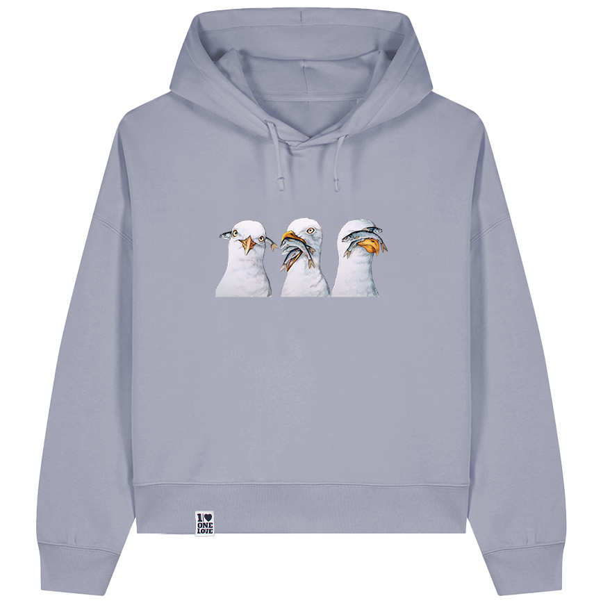 Möwen – Damen Hoodie | Bio-Baumwolle