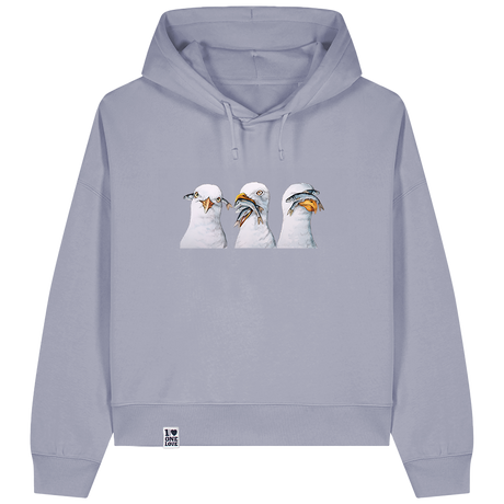 Möwen – Damen Hoodie | Bio-Baumwolle