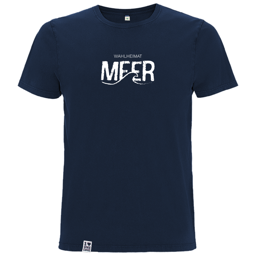 Wahlheimat Meer - Herren Shirt | 100% Bio-Baumwolle