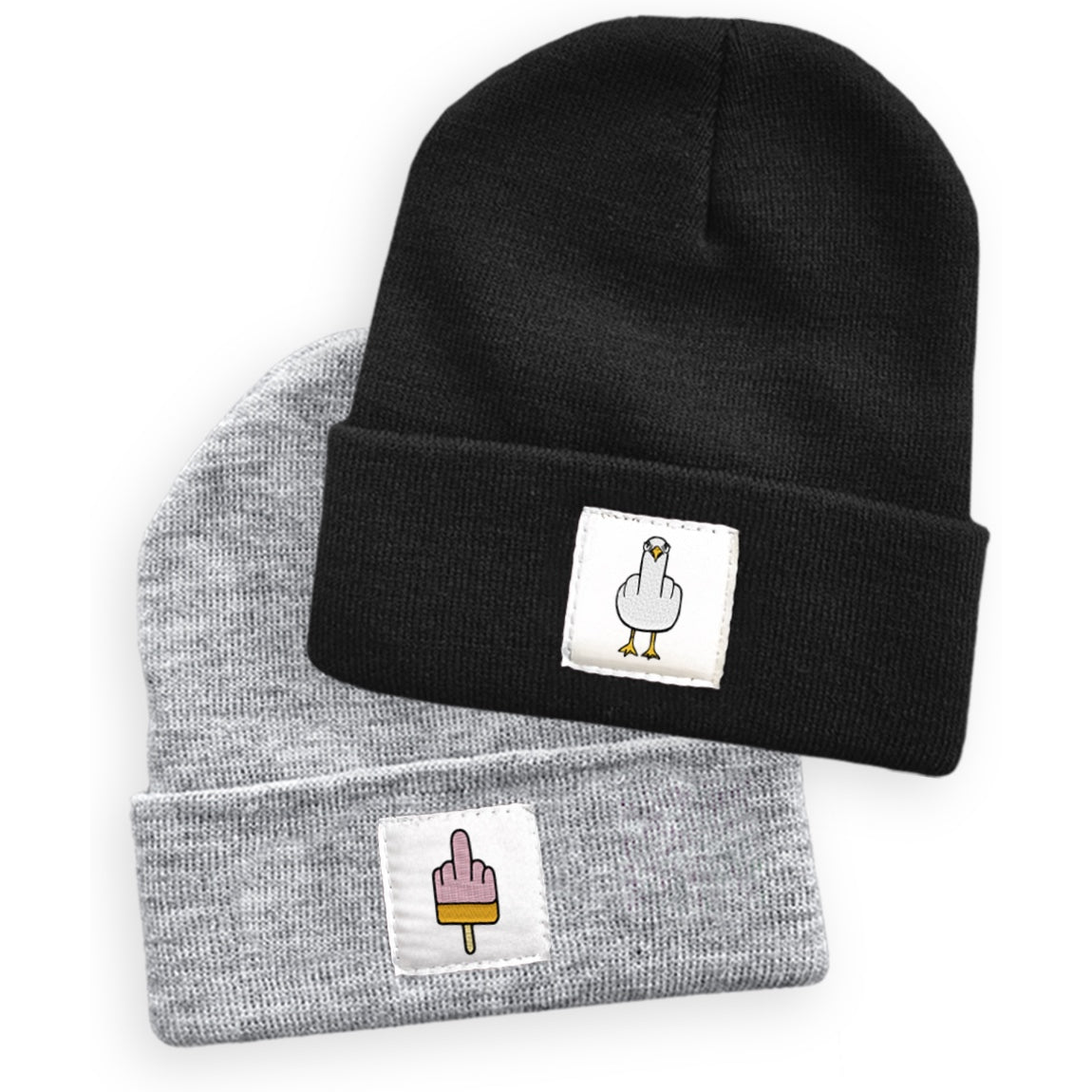 Mittelfinger-Eis & F**k You Möwe 2er Set