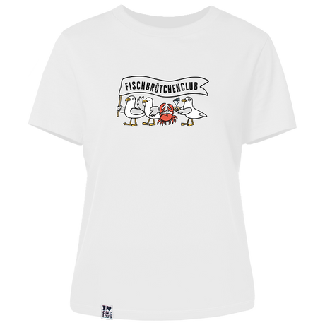 Fischbrötchenclub – Damen Shirt | 100% Bio-Baumwolle