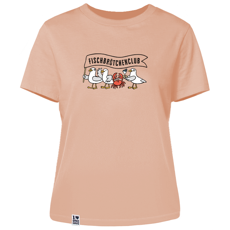 Fischbrötchenclub – Damen Shirt | 100% Bio-Baumwolle