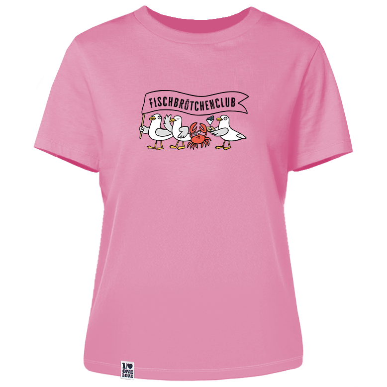 Fischbrötchenclub – Damen Shirt | 100% Bio-Baumwolle