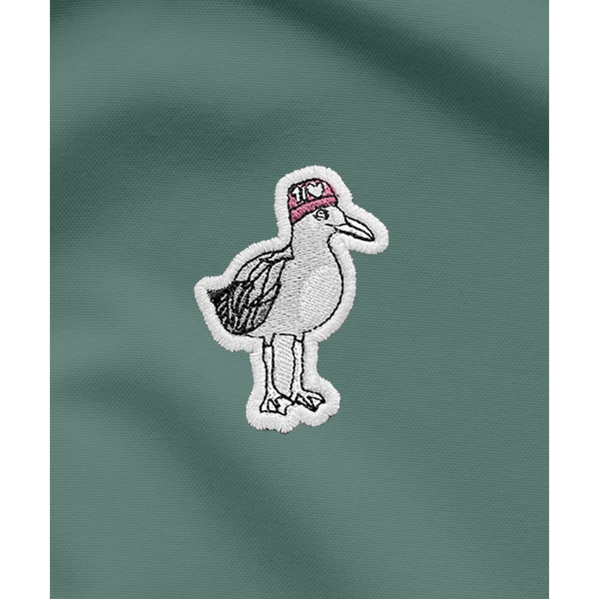 Hauk – Damen Hoodie | Bio-Baumwolle | Edler Stick