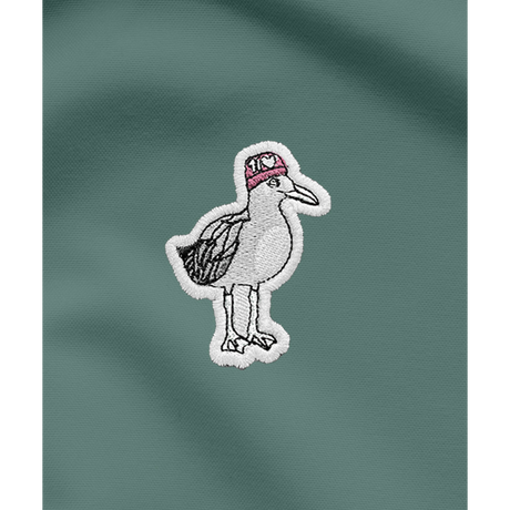 Hauk – Damen Hoodie | Bio-Baumwolle | Edler Stick