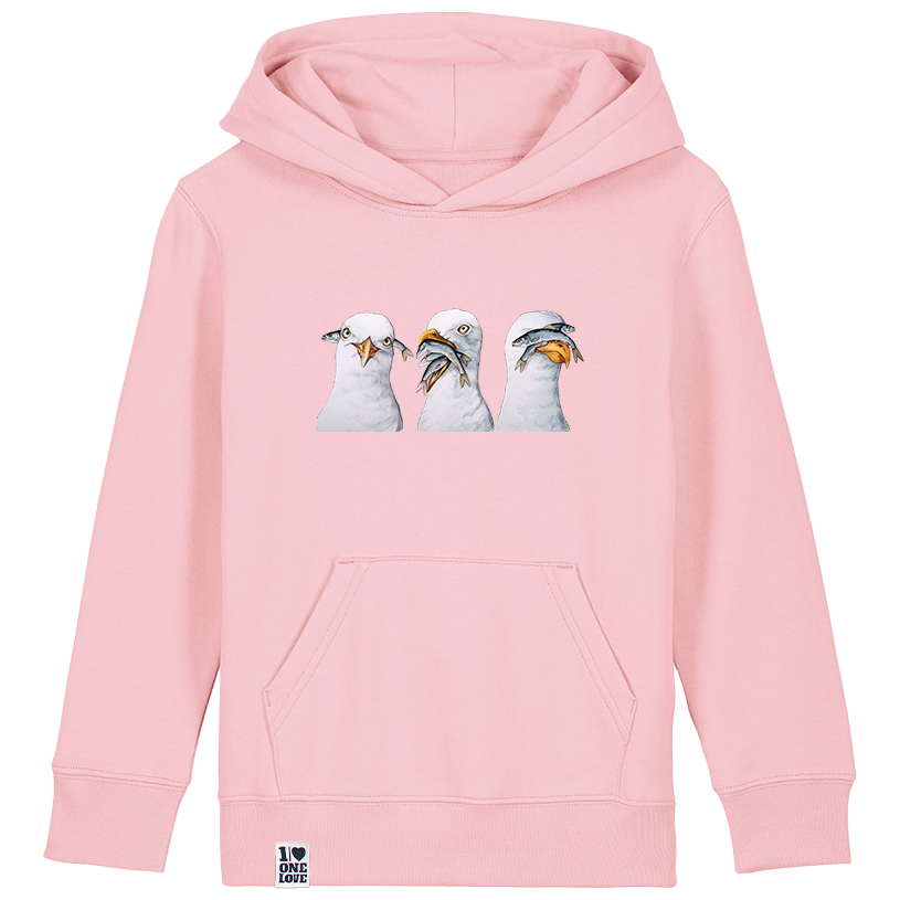 Kleine Küstenabenteurer – Möwen Hoodie Kids