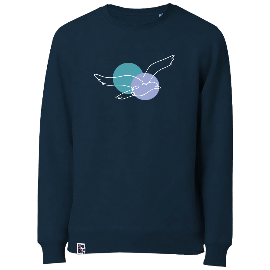 Seebrisen Sweater – Möwe Design für Meerverliebte