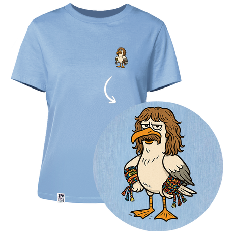 Möwe Wolle  - Damen Shirt | 100% Bio-Baumwolle