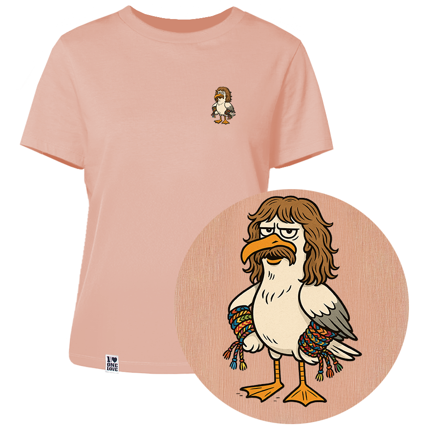 Möwe Wolle  - Damen Shirt | 100% Bio-Baumwolle