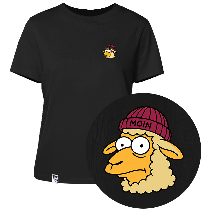 Moin Schaf  - Damen Shirt | 100% Bio-Baumwolle