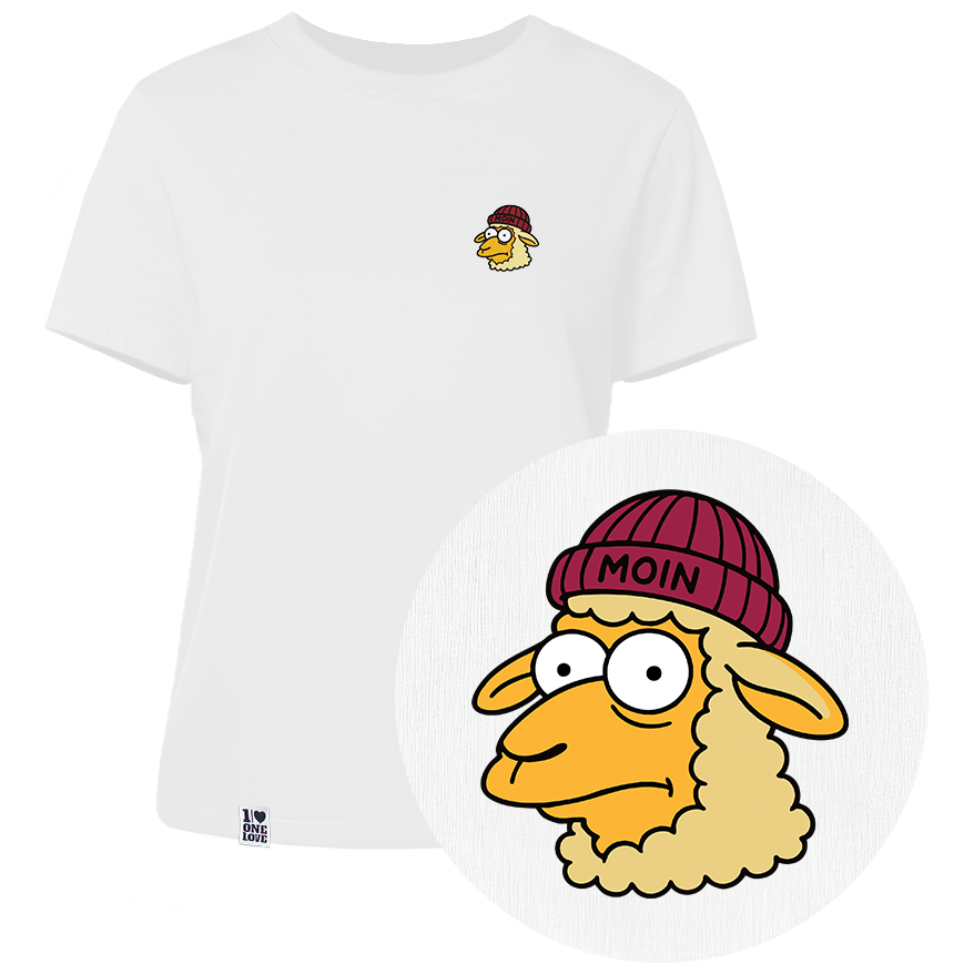 Moin Schaf  - Damen Shirt | 100% Bio-Baumwolle