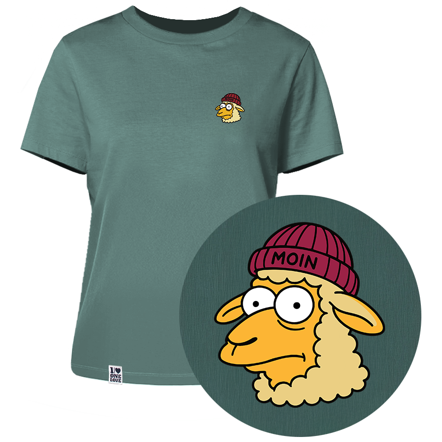 Moin Schaf  - Damen Shirt | 100% Bio-Baumwolle