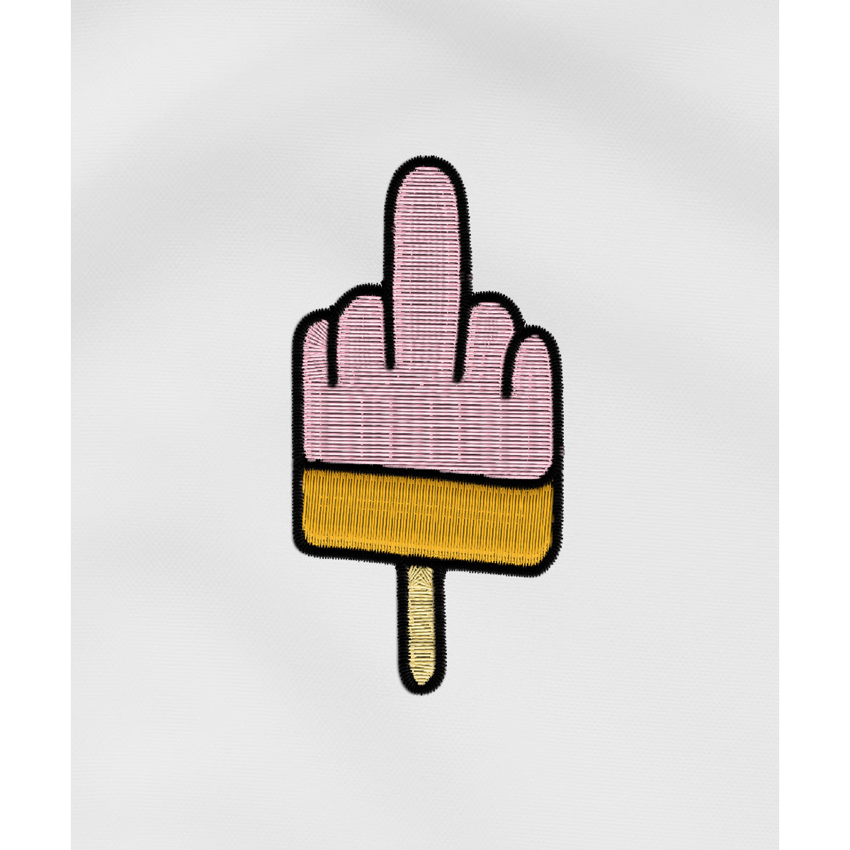 Mittelfinger Eis  - Damen Shirt | 100% Bio-Baumwolle | Edler Stick