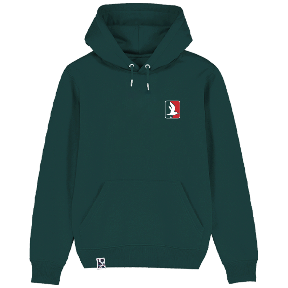 Sturmfest & Nordisch - Unisex Hoodie | 100% Bio-Baumwolle | Edler Stick