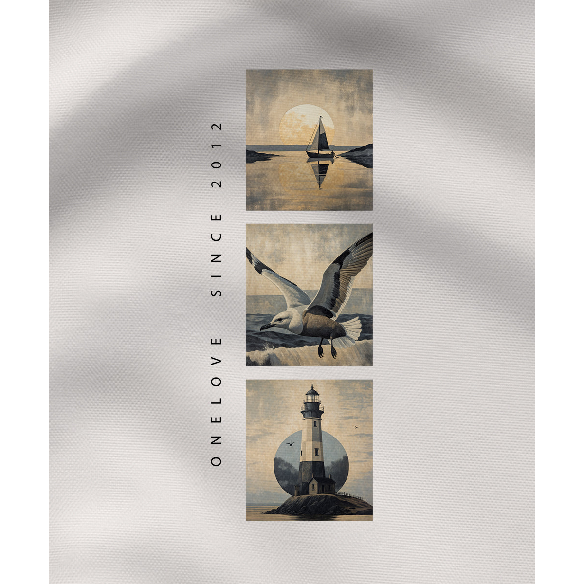 Sanfte Meeresbrise – Unisex Hoodie | 100% Bio-Baumwolle | Backprint