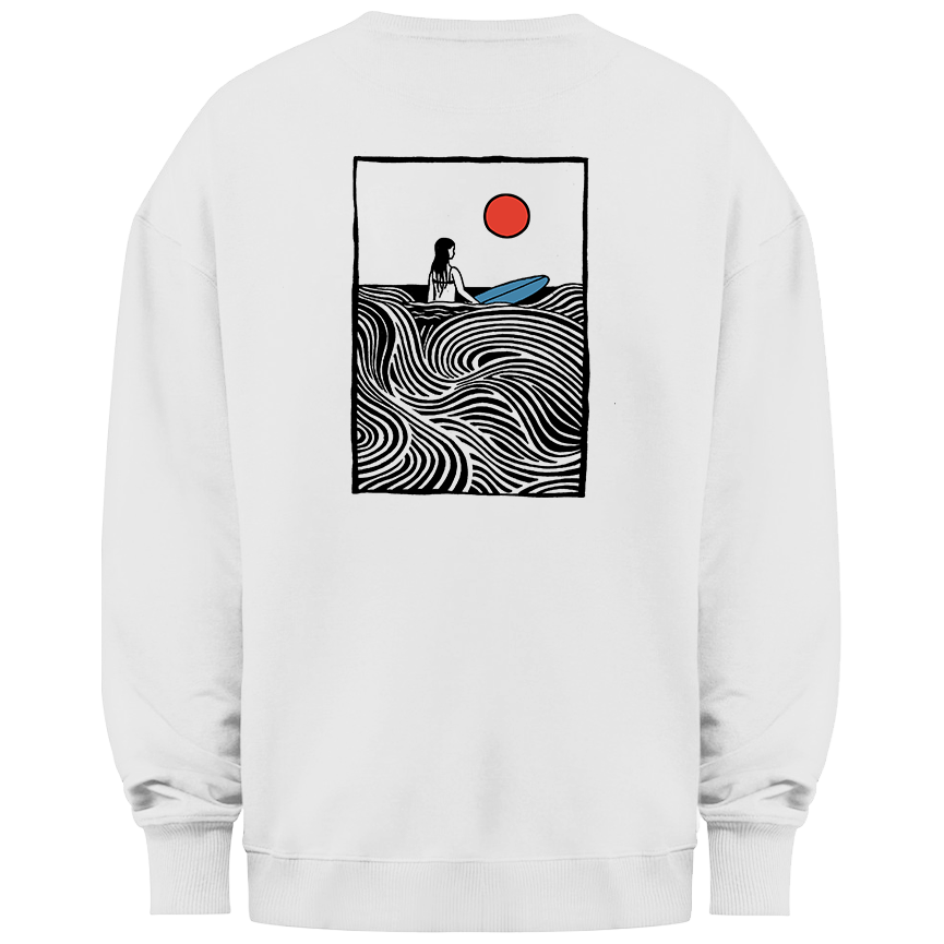 Meeresschatz – Unisex Sweater Surfergirl