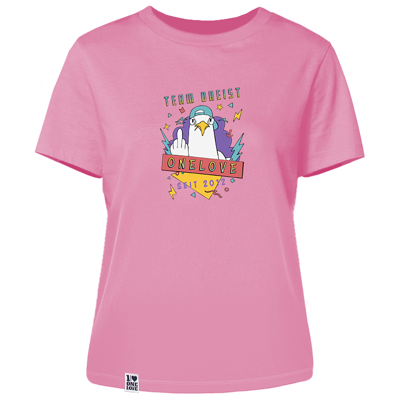 90er Team Dreist – Damen Shirt | 100% Bio-Baumwolle