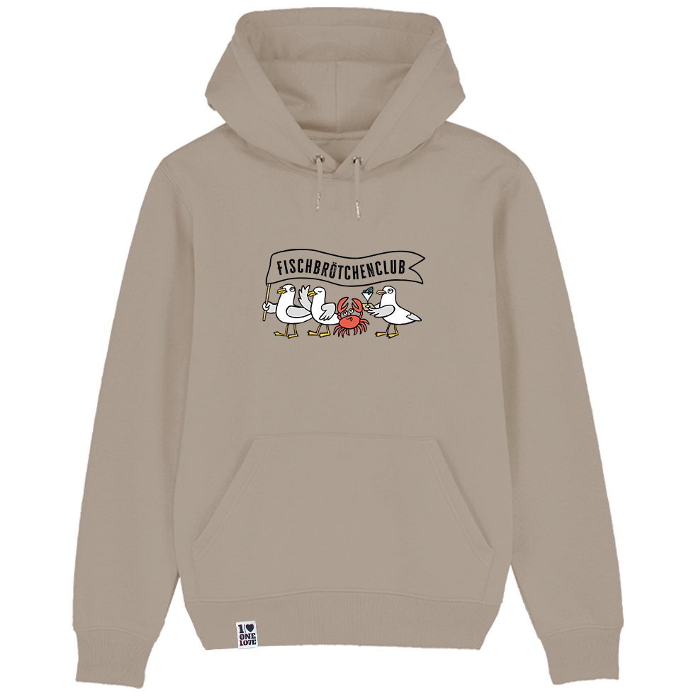 Fischbrötchenclub - Unisex Hoodie | 100% Bio-Baumwolle
