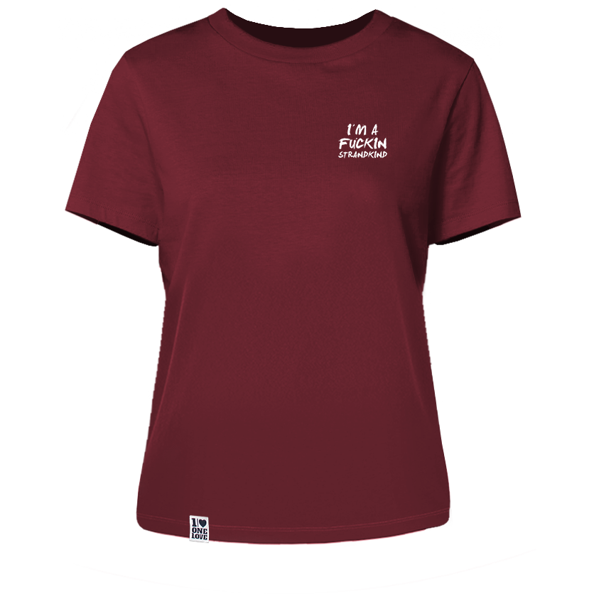 I'm a Fuckin Strandkind  - Damen Shirt | 100% Bio-Baumwolle