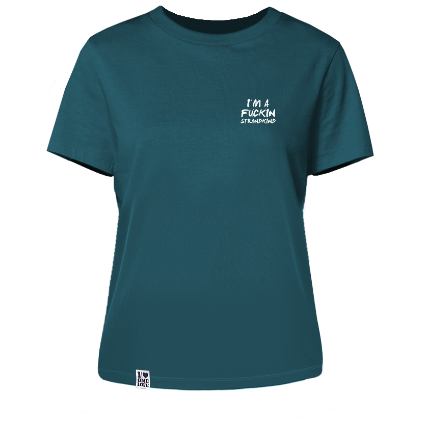 I'm a Fuckin Strandkind  - Damen Shirt | 100% Bio-Baumwolle