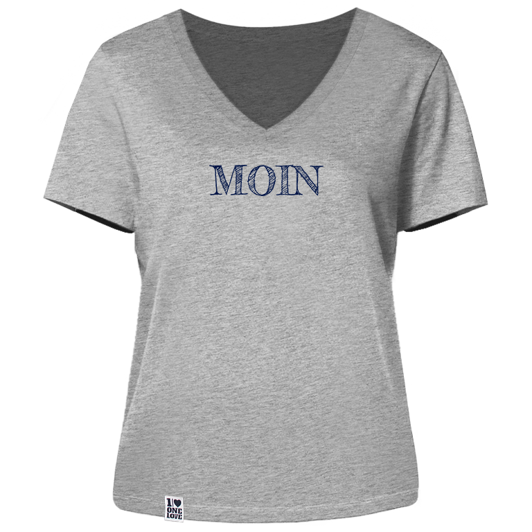Moin - Damen Shirt | V-Ausschnitt