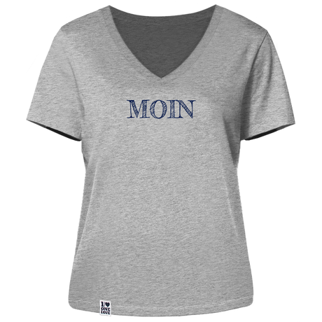 Moin - Damen Shirt | V-Ausschnitt