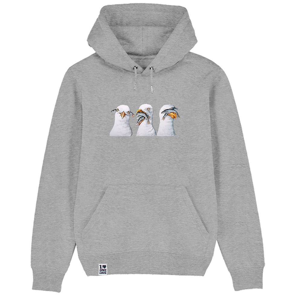 Möwen – Unisex Hoodie | 100% Bio-Baumwolle