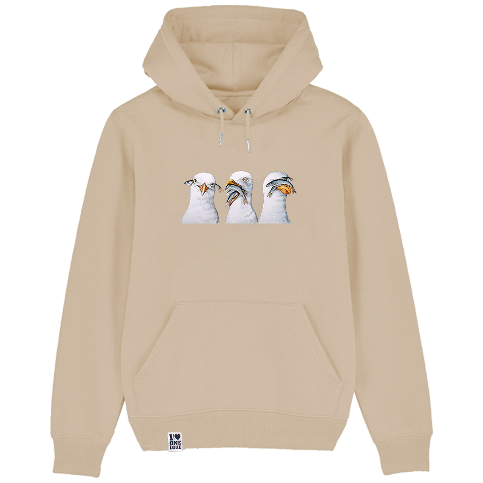 Möwen – Unisex Hoodie | 100% Bio-Baumwolle