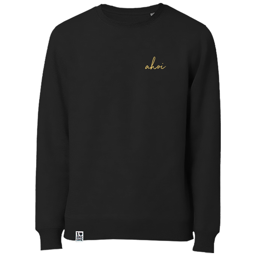 Ahoi-Küstengruß Sweater: Maritm & Nachhaltig