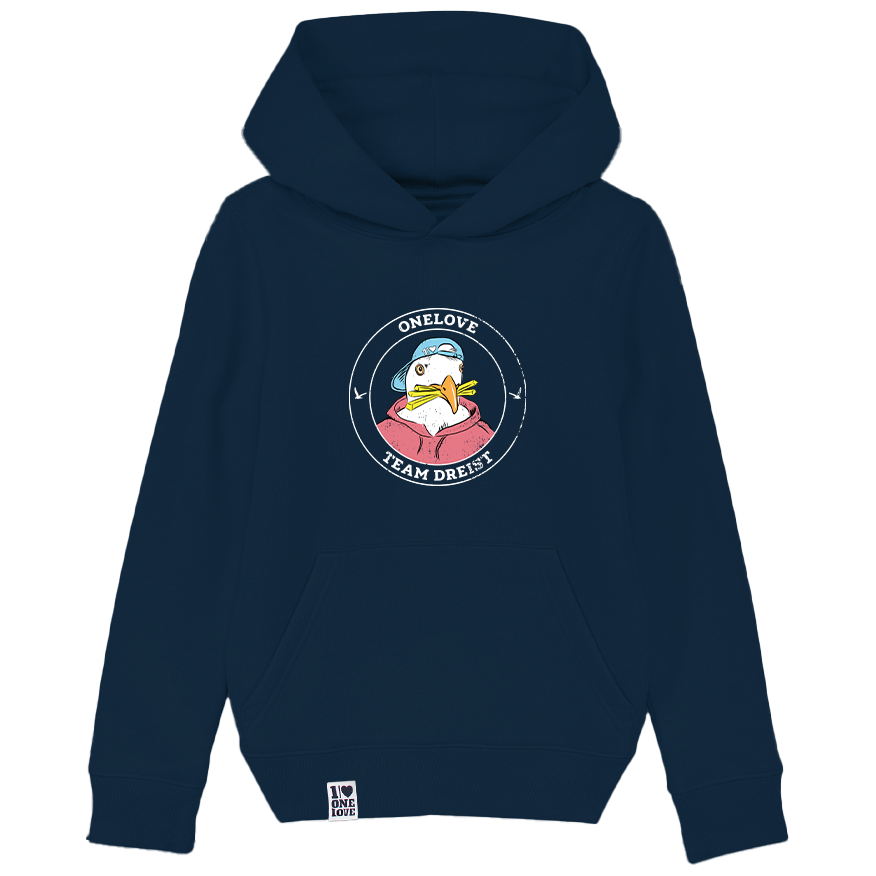 Team Dreist Kids Hoodie – Dein maritimer Begleiter!