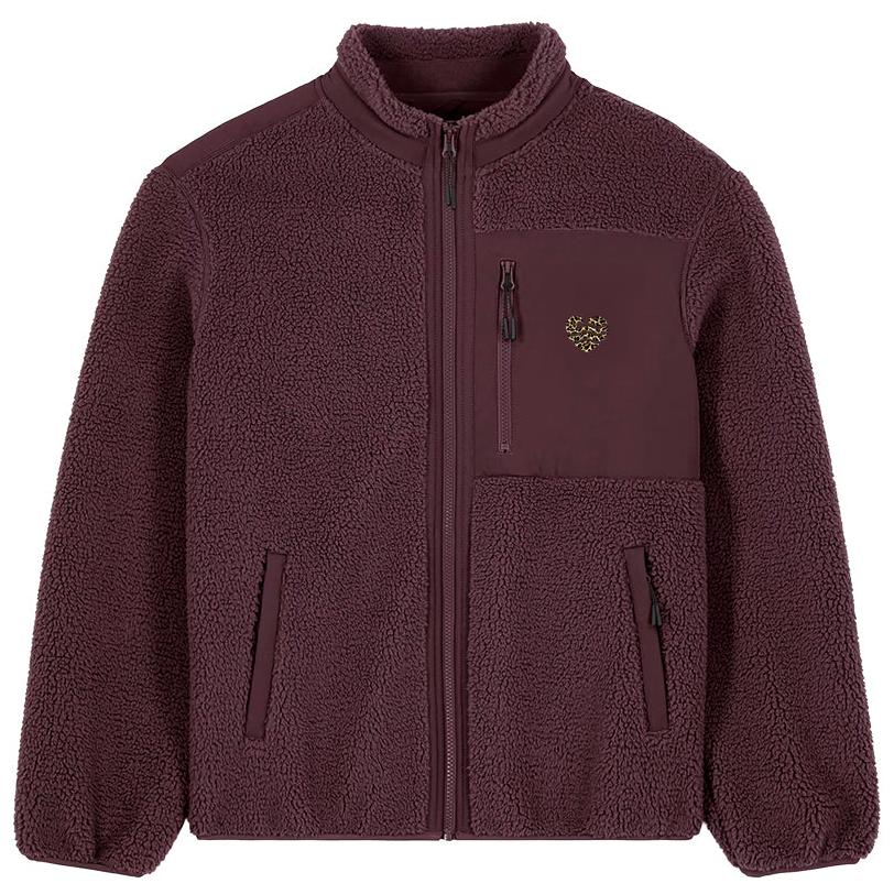 Leo-Wellenherz Stick - Unisex Teddyjacke | Edler Stick