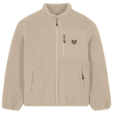 Leo-Wellenherz Stick - Unisex Teddyjacke | Edler Stick