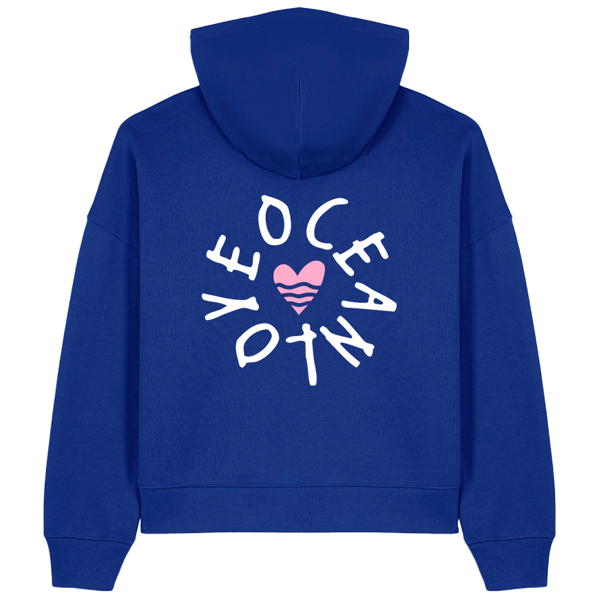Oceanlove  – Damen Hoodie | Bio-Baumwolle | Backprint
