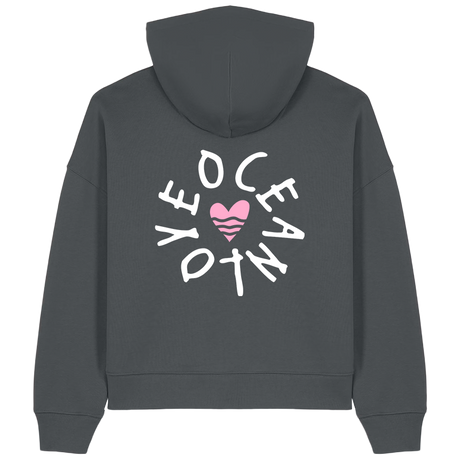 Oceanlove  – Damen Hoodie | Bio-Baumwolle | Backprint
