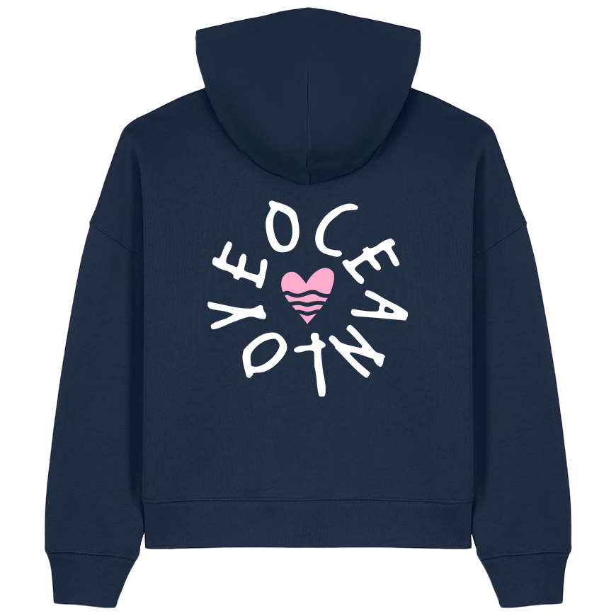 Oceanlove  – Damen Hoodie | Bio-Baumwolle | Backprint