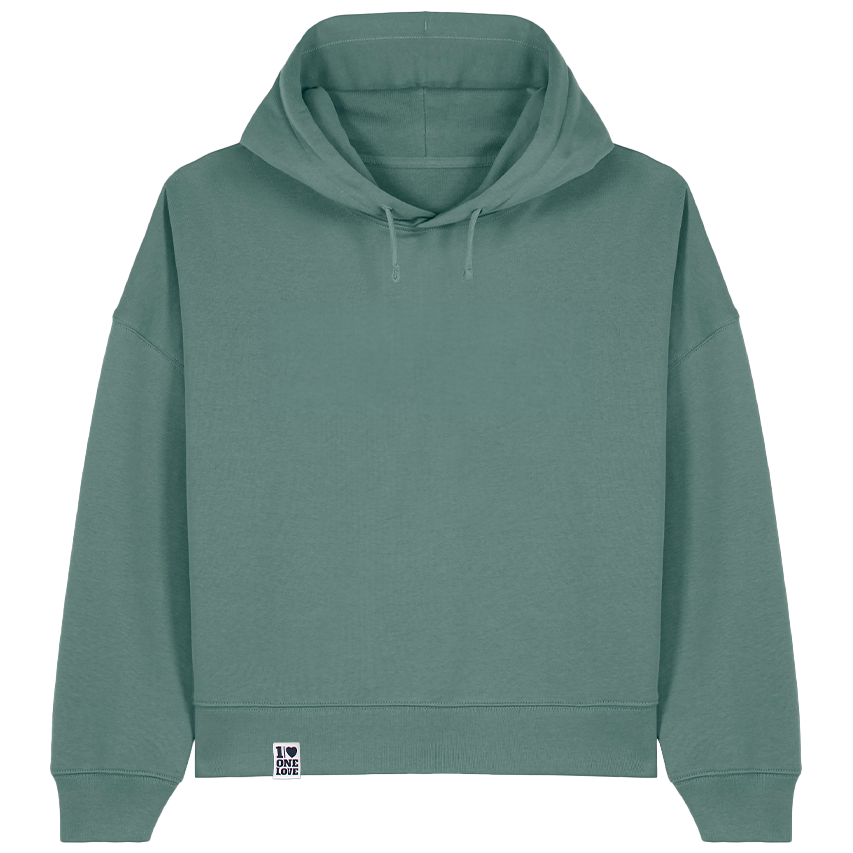 Oceanlove  – Damen Hoodie | Bio-Baumwolle | Backprint