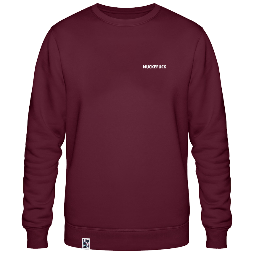 Herzenswärme in Bordeaux – Bio-Sweater