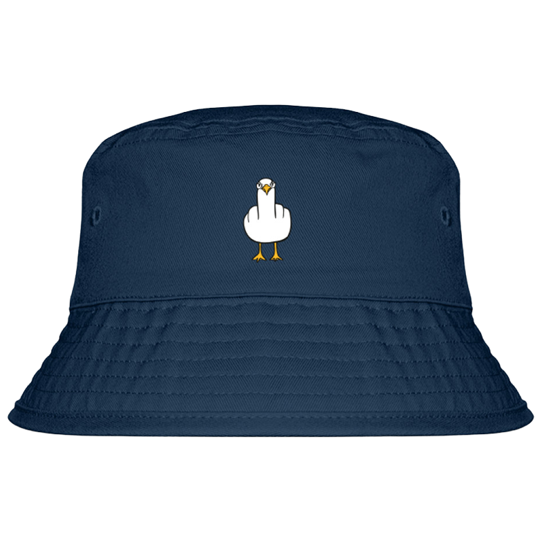 F**k You Möwe - Fischerhut mit Stick