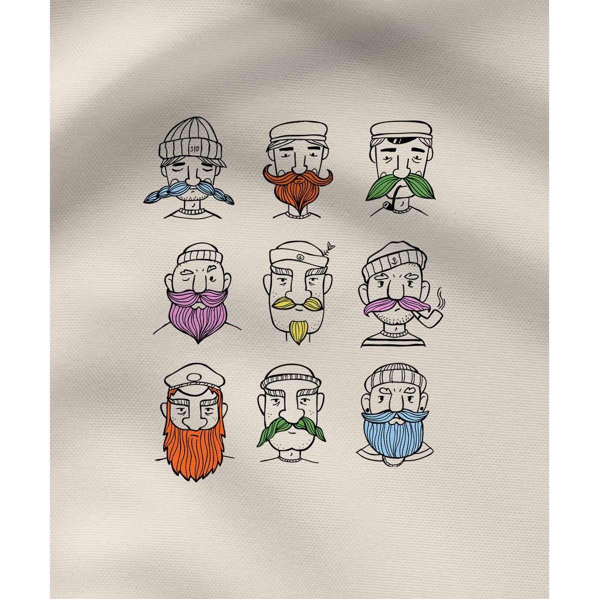 Seemänner - Herren Shirt | 100% Bio-Baumwolle | Backprint