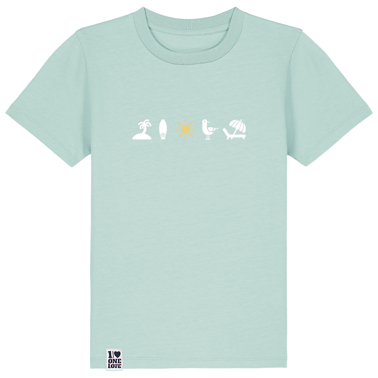 Für kleine Küstenstürmer - Kids Bio-Shirt