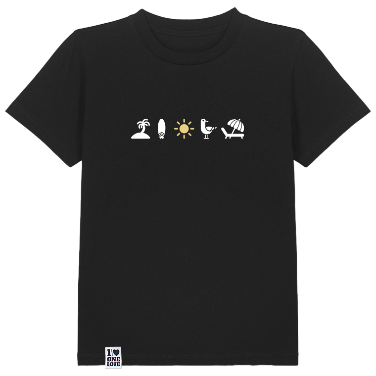 Für kleine Küstenstürmer - Kids Bio-Shirt