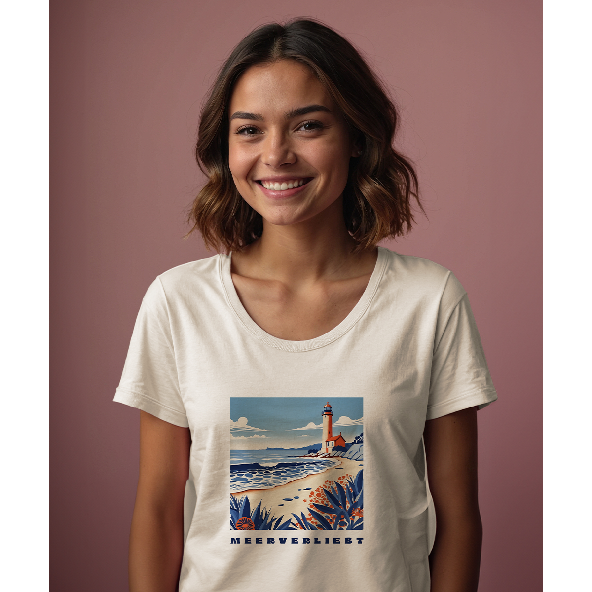 Meerzeit - Damen Shirt | 100% Bio-Baumwolle