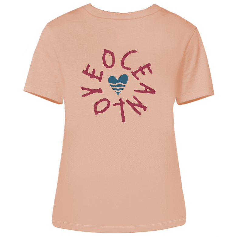 Oceanlove – Damen Shirt | 100% Bio-Baumwolle | Backprint