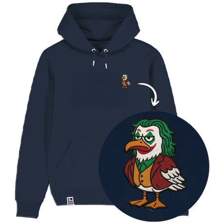 Joker Möwe - Unisex Hoodie | 100% Bio-Baumwolle | Edler Stick