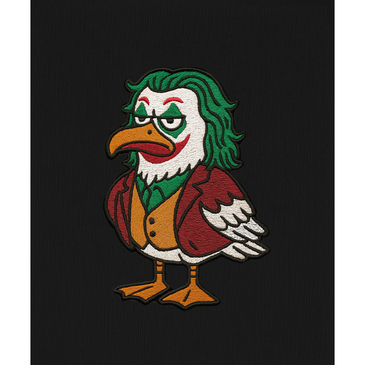 Joker Möwe - Unisex Hoodie | 100% Bio-Baumwolle | Edler Stick