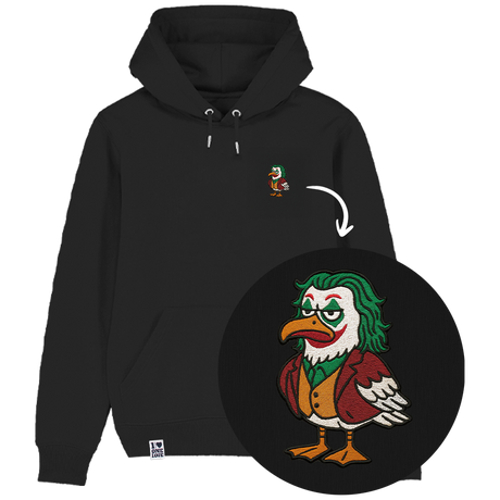 Joker Möwe - Unisex Hoodie | 100% Bio-Baumwolle | Edler Stick