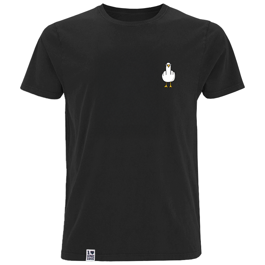 F**k You Möwe  - Herren Shirt | 100% Bio-Baumwolle